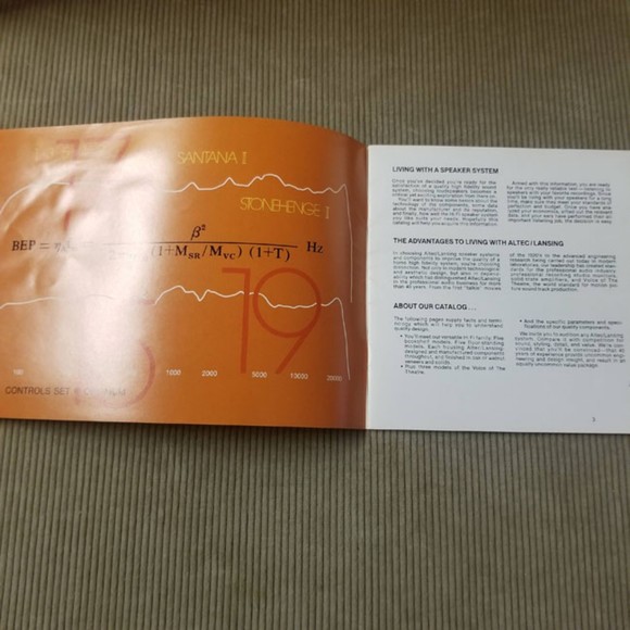 Original 1978 Altec Lansing Hi-Fi Family catalog - Picture 7 of 9